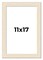 11x17 Wide Barnwood Picture Frame with UV-Resistant Acrylic & Acid Free Backing, Available in 6 Paint Finishes - Grey, Brown, White, and Black